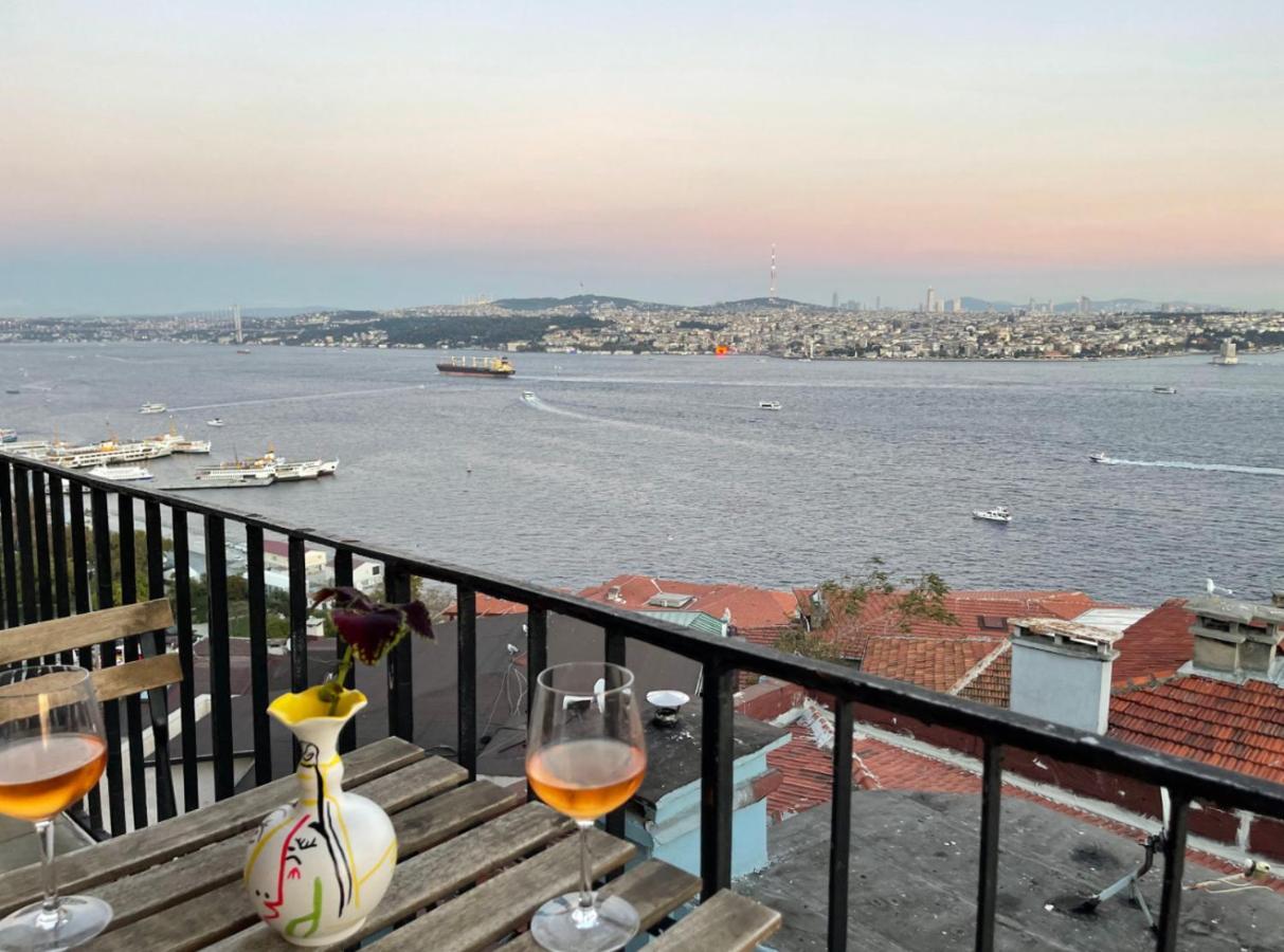 이스탄불 Art Loft , 270* Full Sea View In Cihangir 아파트 외부 사진